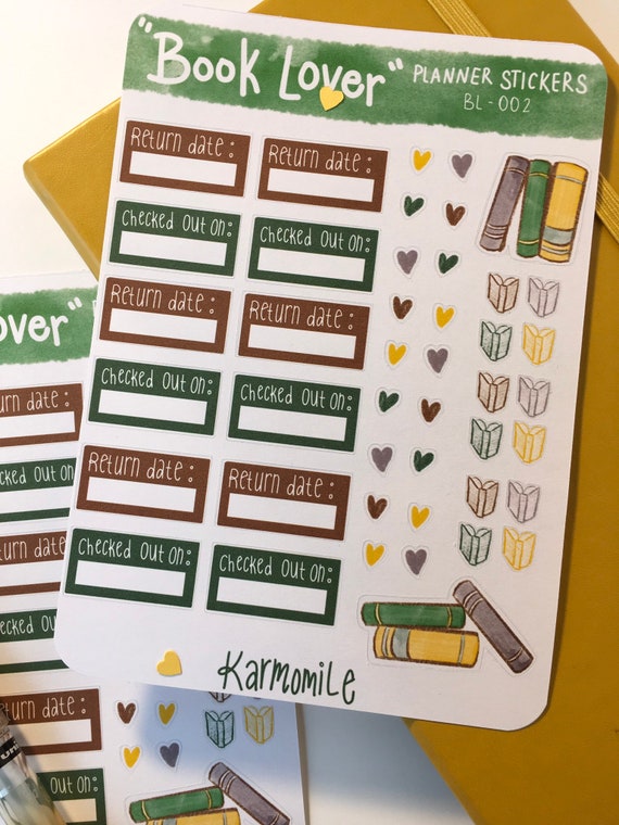Book Lover 1 Planner Stickers Bullet Journal Stickers Book Worm Avid Reader Happy Planner Cute Girl Nerdy Library Warm Color Bl002 Book Lover 1 Planner Stickers Bullet Journal Stickers Book Worm Avid Reader Happy Planner Cute Girl Nerdy Library Warm Color Bl002