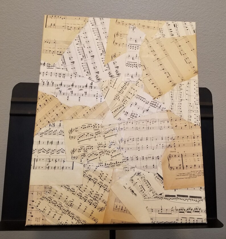 Sheet Music Wall Art Etsy