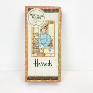 Harrods 1984 Shortbread Tin Box