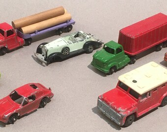 miniature cars and trucks
