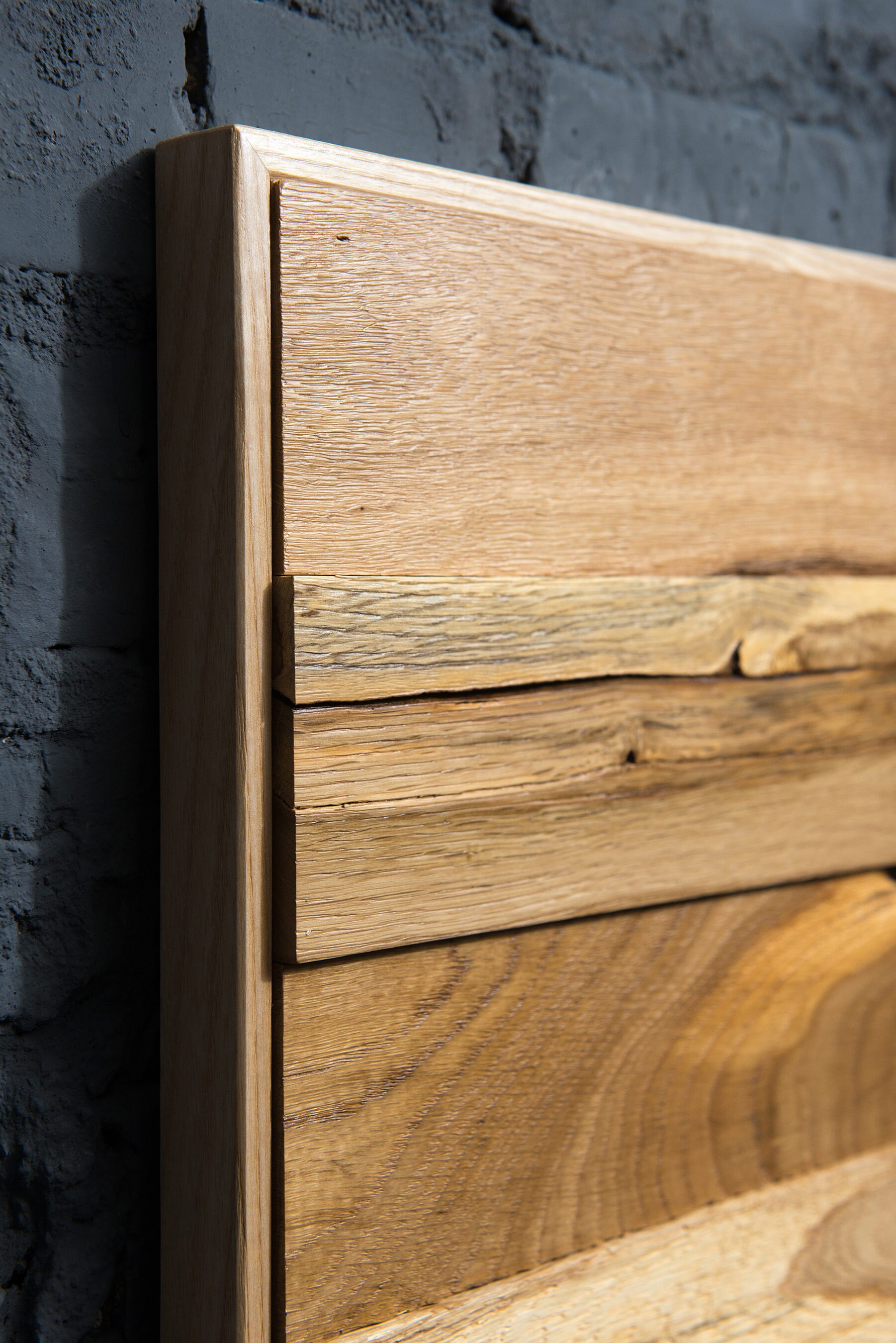 Arte de pared de madera de roble recuperado panel de pared de | Etsy