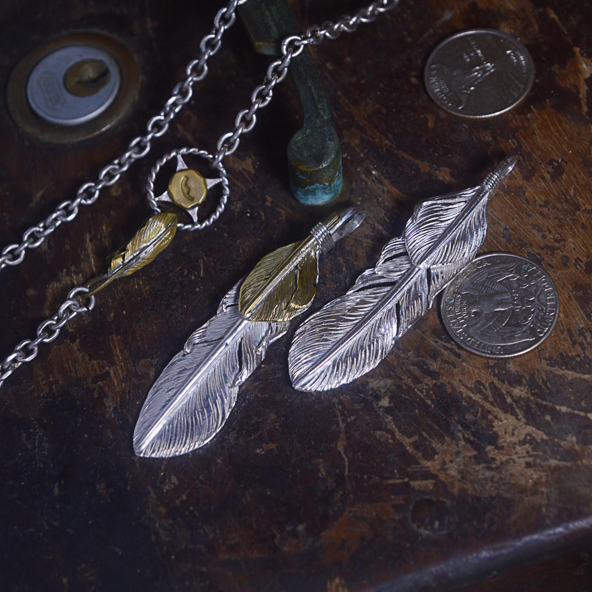 Native american feather pendant - Etsy 日本