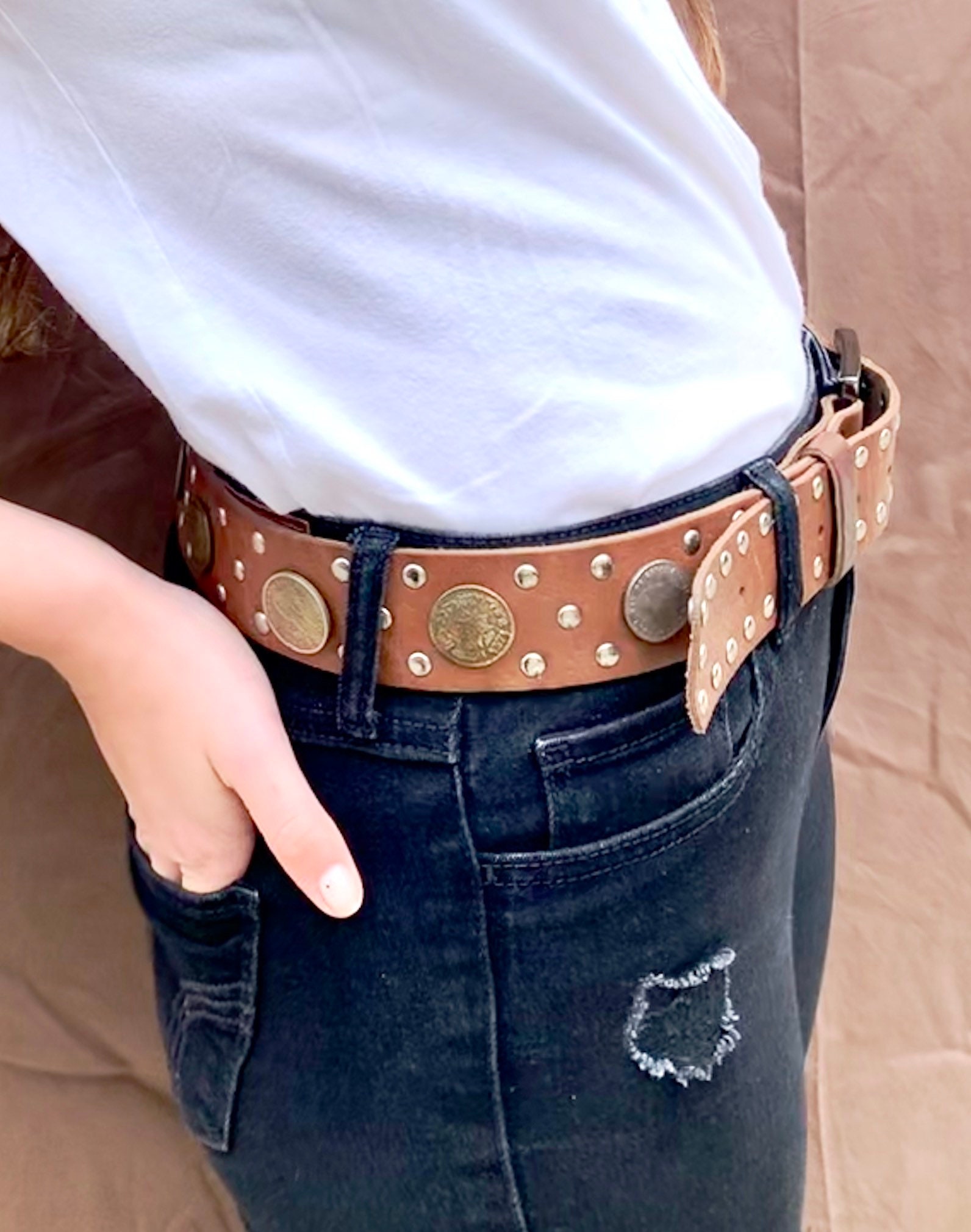 Coin Studded Leather Belt, Denim Belt, Hip Leather Belts With Coins, Blue Leather Belt, Jeans Belt, Artisanal Belt - Etsy Coin Studded Leather Belt, Denim Belt, Hip Leather Belts With Coins, Blue Leather Belt, Jeans Belt, Artisanal Belt - Etsy