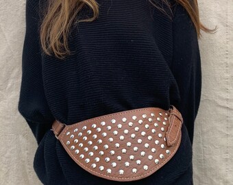 【AAKAM】STUDDED BELT BAG Studed Belt Bag - Etsy