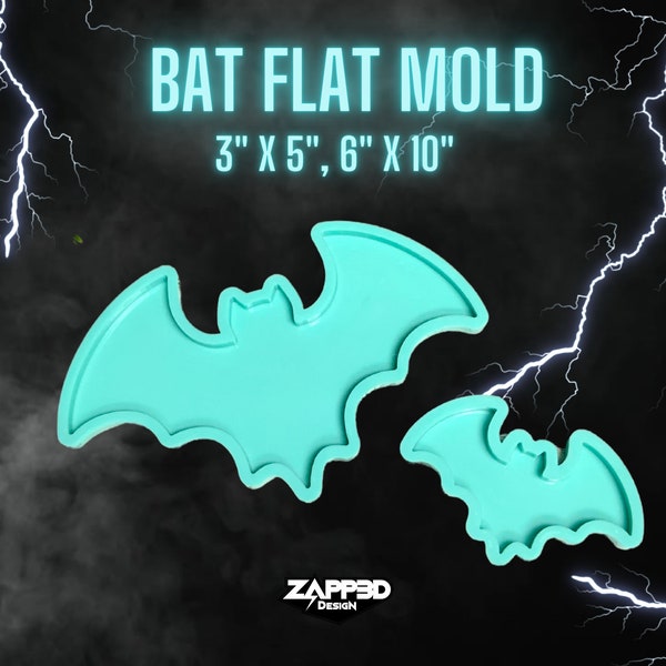 Bat Molds | 2 Sizes | Vampire Bat Mold, Flat Mold, Halloween Mold, Spooky Mold, Fall Mold