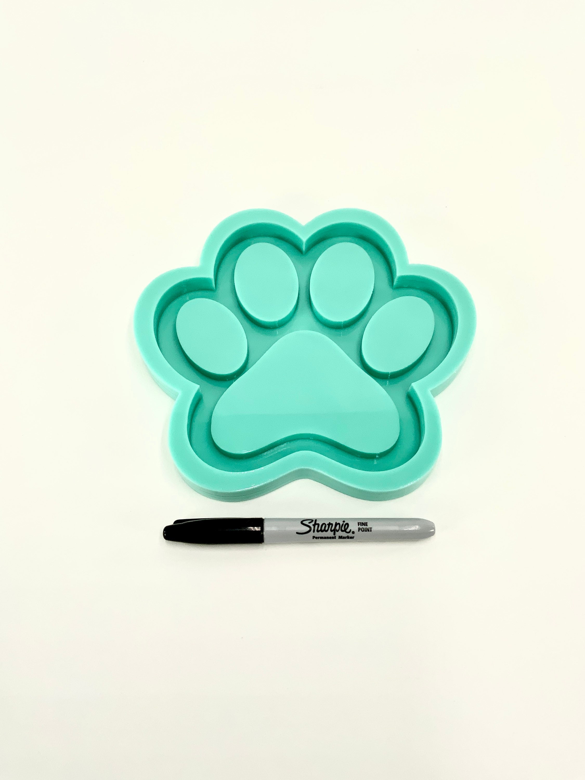 Paw Print Tray Silicone Mold Dog Paw Print Mold Cat Paw Etsy