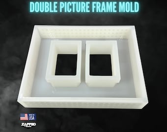 Picture Frame Mold | 3" Deep | 5" X 7" | Double Picture Frame Mold