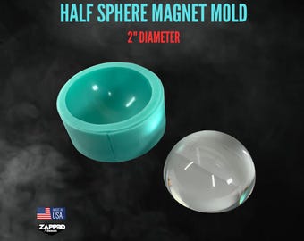 Half Sphere Magnet Mold, Ornament Mold, Magnet Mold