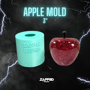 Apple Mold, 3D Resin Molds, Teacher Mold, Fruit Mold