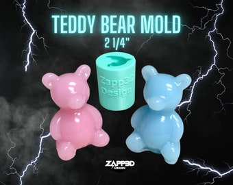 Teddy Bear Silicone Mold, Bear Mold, Baby Shower Mold, Teddy Bear Mold for Resin, 3D Mold, 3D Resin Molds, Ornament Mold