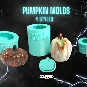 Pumpkin Mold, Halloween Molds, Spooky Mold, Pumpkin Mold for Resin, Pumpkin Candle Mold, Halloween Pumpkin Mold, Fall Mold