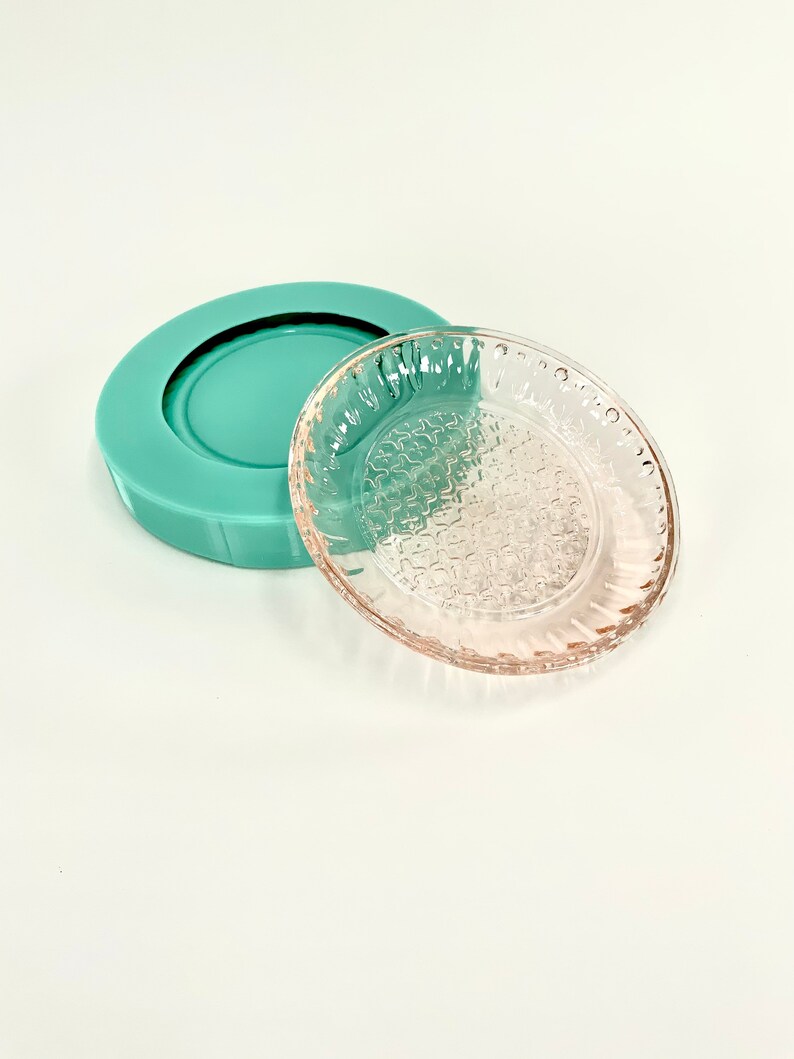 Jewelry Dish Silicone Mold for Resin Crafting, Trinket Dish, Key Tray, Coin Dish, Molds, Silicon Mould, Resin, Shiny Molds, Ring Dish image 2