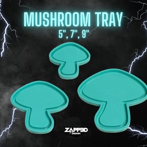 Mushroom Tray Silicone Mold | Sizes - 5", 7", 9" |