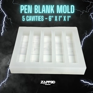 Pen Blank Silicone Mold for Resin, Pen Blank Mold, Woodworking Mold, 3D Pen Blank Molds, Silicone Mold for Resin