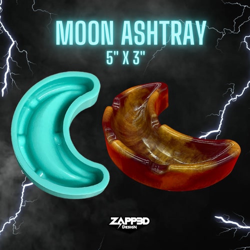 Cigar Ashtray Resin Mold Ashtray Silicone Molds Crystal Etsy