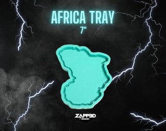 Africa Tray Silicone Mold