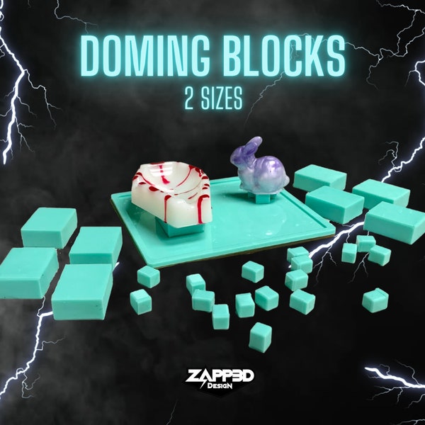 Doming Blocks for Resin Art, Epoxy | 2 SIZES | Silicone Blocks, Resin Tools, Resin Supplies, Silicone Risers, Clamping Blocks