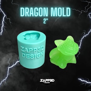 Dragon Mold for Resin, Baby Dragon Molds, 3D Resin Molds, Dragon Silicone Molds, Dragon 3D Molds,