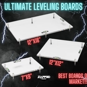 ULTIMATE Leveling Board, Adjustable Leveling Board, Resin Leveling Board, Resin Supplies, Table Leveler, Leveling Table,