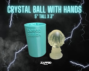 Crystal Ball Mold, Crystal Ball with Hands Mold, Celestial Mold, Halloween Mold, Spooky Mold, Fortune Teller Mold, Gypsy Mold
