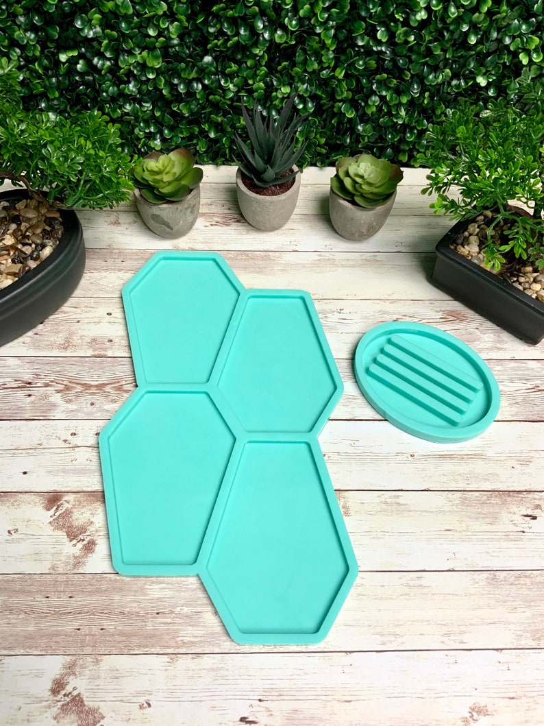 Coffin Coaster Mold Set Coffin Mold Coasters With Holder Etsy