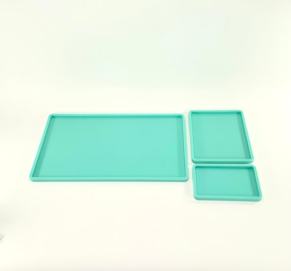 Rectangle Flat Platter Mold, Resin Crafting Wall Hanging Mould