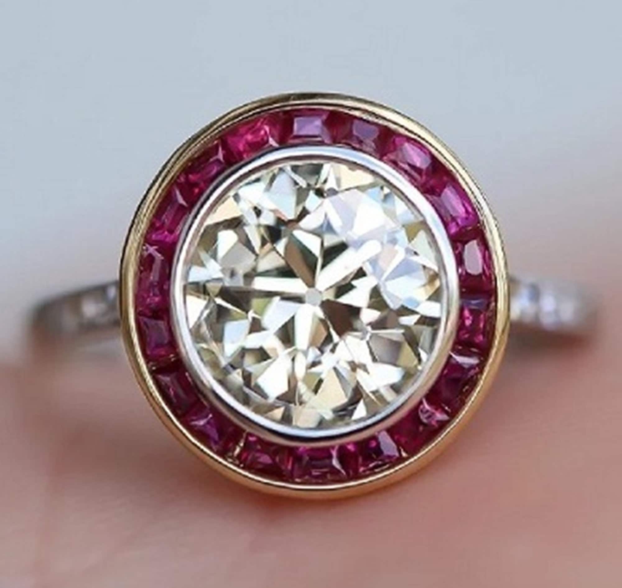 Art Deco Cz Ring