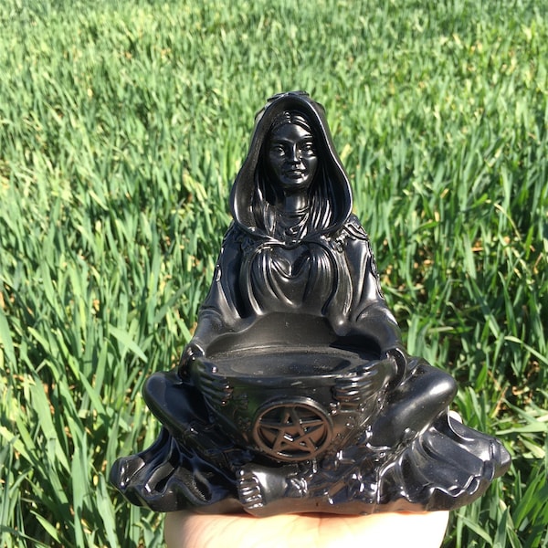 1PC Statue Of Goddess Gaia Base,Resin Decorations,Goddess Earth Resin Decorations Base,Goddess Gaia Decorations,Ball Base,Hand-carved,Gifts