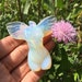 Opalite Model,Quartz Angel,Mineral Specimen,Crystal gifts,Crystal Heal,Home decoration,Reiki healing,Crystal artwork,Crystal collection 40g+ 