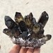 420g+ Smoky Quartz crystal Cluster,crystal VUG,Mineral samples,Home decoration,Crystal collection,Degaussing stone,Reiki healing 1pc 