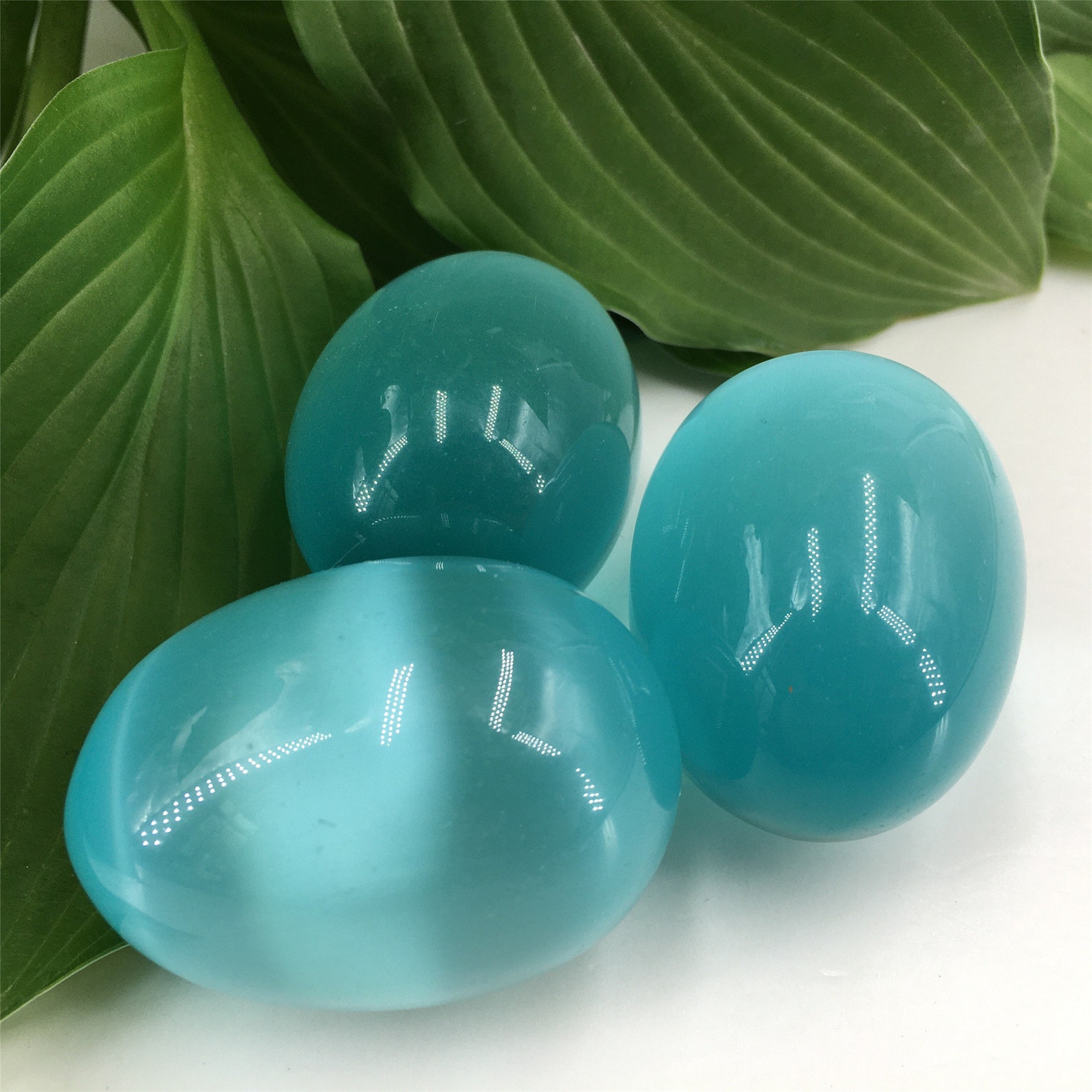 80g Blue Cat's Eye Jasper Eggquartz Eggcrystal Etsy