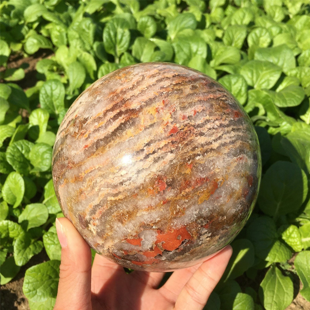 5.28LB Thousand Layers of Ghost Crystal Sphere,garden Quartz Ball ...