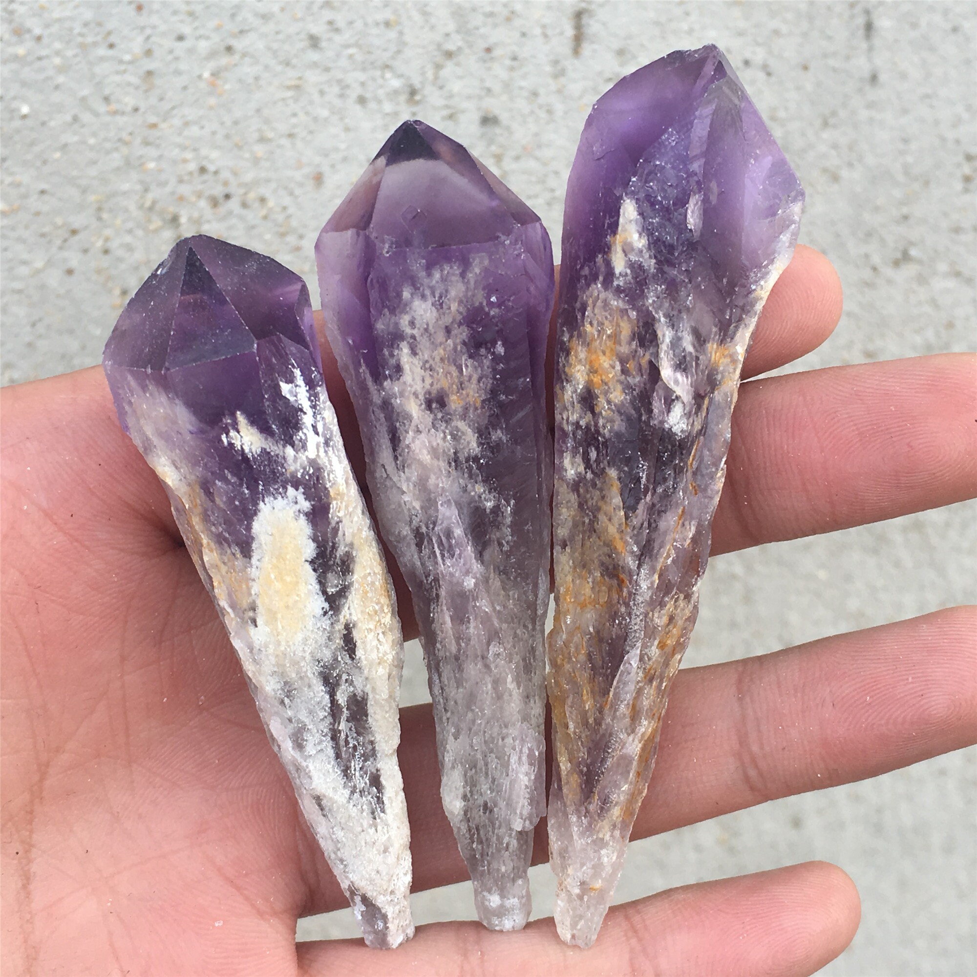 2.2LB Natural Amethyst backbone Quartz Crystal Home Etsy