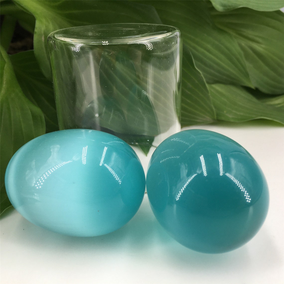 80g Blue Cat's Eye Jasper EggQuartz EggCrystal Etsy