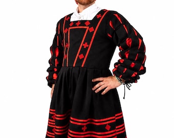 Waffenrock, Landsknecht Costume, Woolen Renaissance Outfit, Medievals Fairs Dress, Historical Clothing for LARP & SCA