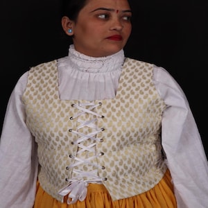 Women Renaissance Corset Female Corset Rococo Steampunk Renfair Corset
