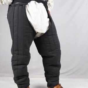 Medieval Waist Belt for Knight Costume, Leather Gambeson C-Belts, Cosplay Armor Accessory, image 2