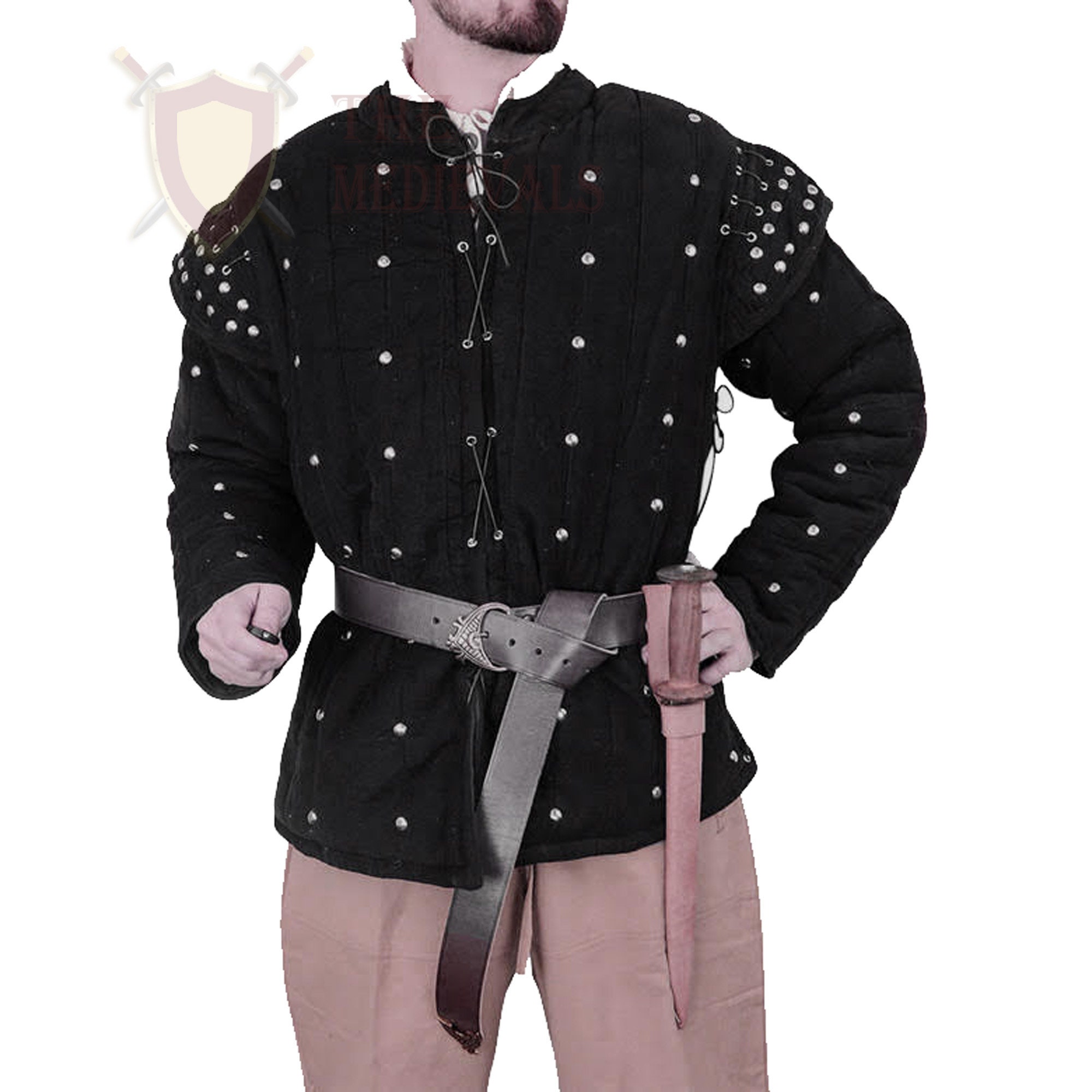 Souvenir India Medieval Thick Padded Gambeson Coat Aketon Jacket Armor