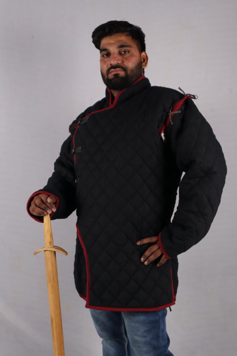 Sca Jacket Men's Quilted Gambeson: 16th Century Renaissance SCA LARP Jacket - Etsy