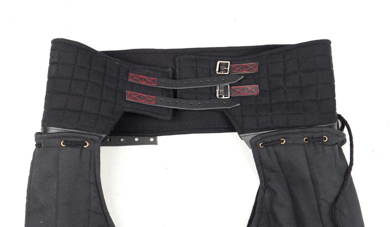Medieval Waist Belt for Knight Costume, Leather Gambeson C-Belts, Cosplay Armor Accessory, image 8