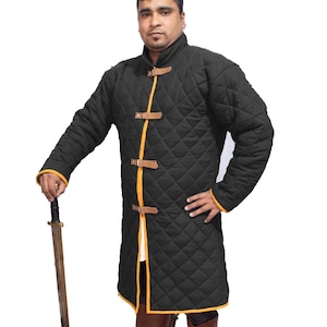 Quilted Gambeson: Renaissance Medieval Padded Armor - Averland Clothing