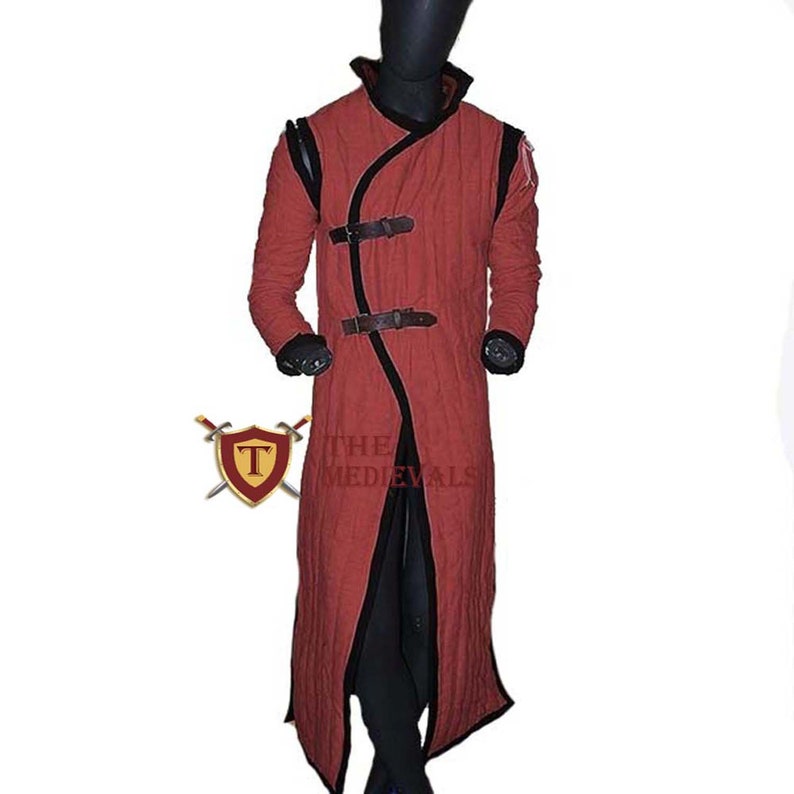 Medieval Gambeson under armor costumes Jacket sca dress cotton coat knight armor