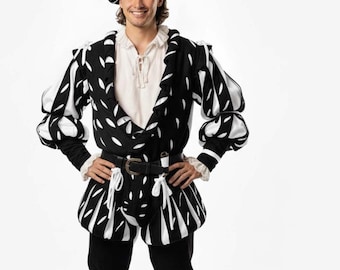 Landsknecht Wamshemd, Hosen & Woolen Renaissance Costume for Medieval Fair, Renfair Outfit with Chemise