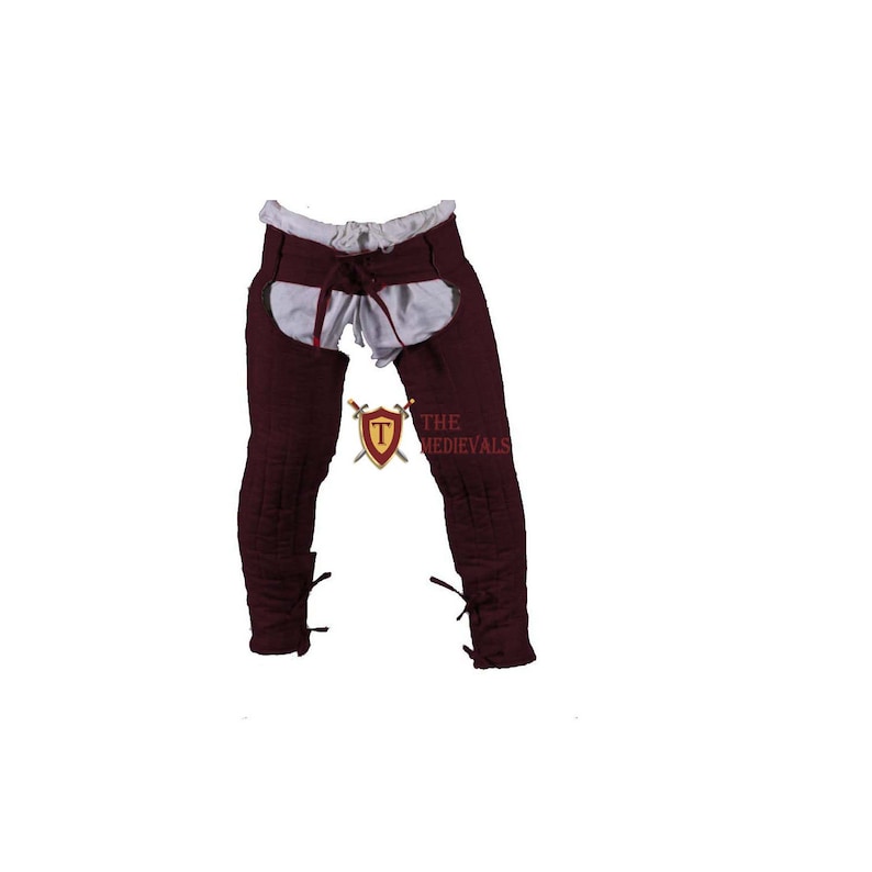 LAGGING THICK PADDED MEDIEVAL CHAUSSES LOWER UNDER HAUBERK gambeson ARMOR