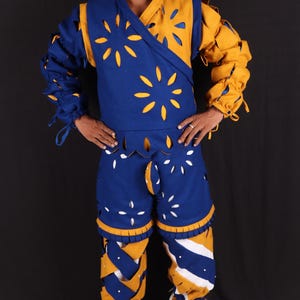 Renaissance Landsknecht Doublet & pants set of three pics Costume: Wool Renfair Outfit