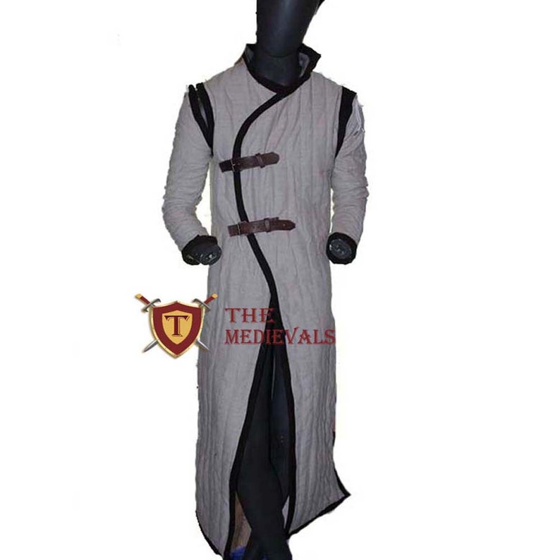 Medieval Gambeson under armor costumes Jacket sca dress cotton coat knight armor