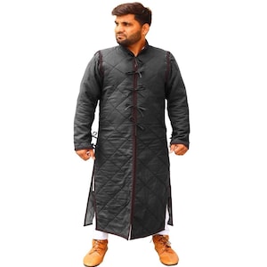 Witcher Cosplay Costume, Long Gambeson, Witcher Clothing, 16th Century Long Gambeson, Medieval Protection