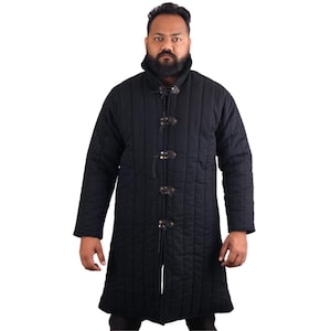 Medieval Quilted Gambeson, Jacket, Padded Fencing and Reenactment Clothing, Renaissance Fair Costume, SCA Protection, Medieval Costume