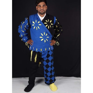Renaissance Landsknecht Costume: Cotton Dress with Chemise
