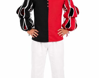 Renaissance-Tunika, Landsknecht-Wams, German Doublet Clothing, Renfair-Kleidung, Medieval Cosplay